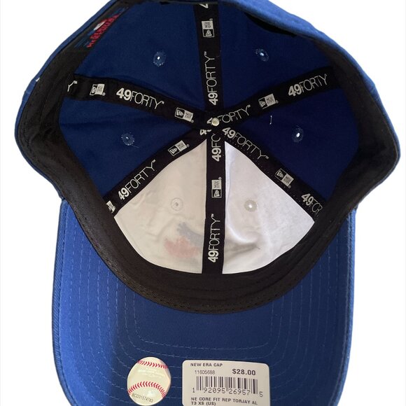 Toronto Blue Jays Hat New era Embroidered logo Blue and white Sz XS - Picture 4 of 6